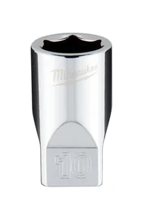 Milwaukee nasadka 10 mm 1/4" 6-kątna krótka 4932478318 - Klucze i nasadki - miniaturka - grafika 1