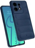 Etui i futerały do telefonów - Bizon Pancerne etui Case Tur do Motorola Edge 50 Pro, granatowe - miniaturka - grafika 1
