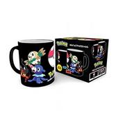 Kubki - GB eye Pokemon Evolve  Heat Change Mug kubek czarny, czarny, STANDARD MGH0038 - miniaturka - grafika 1