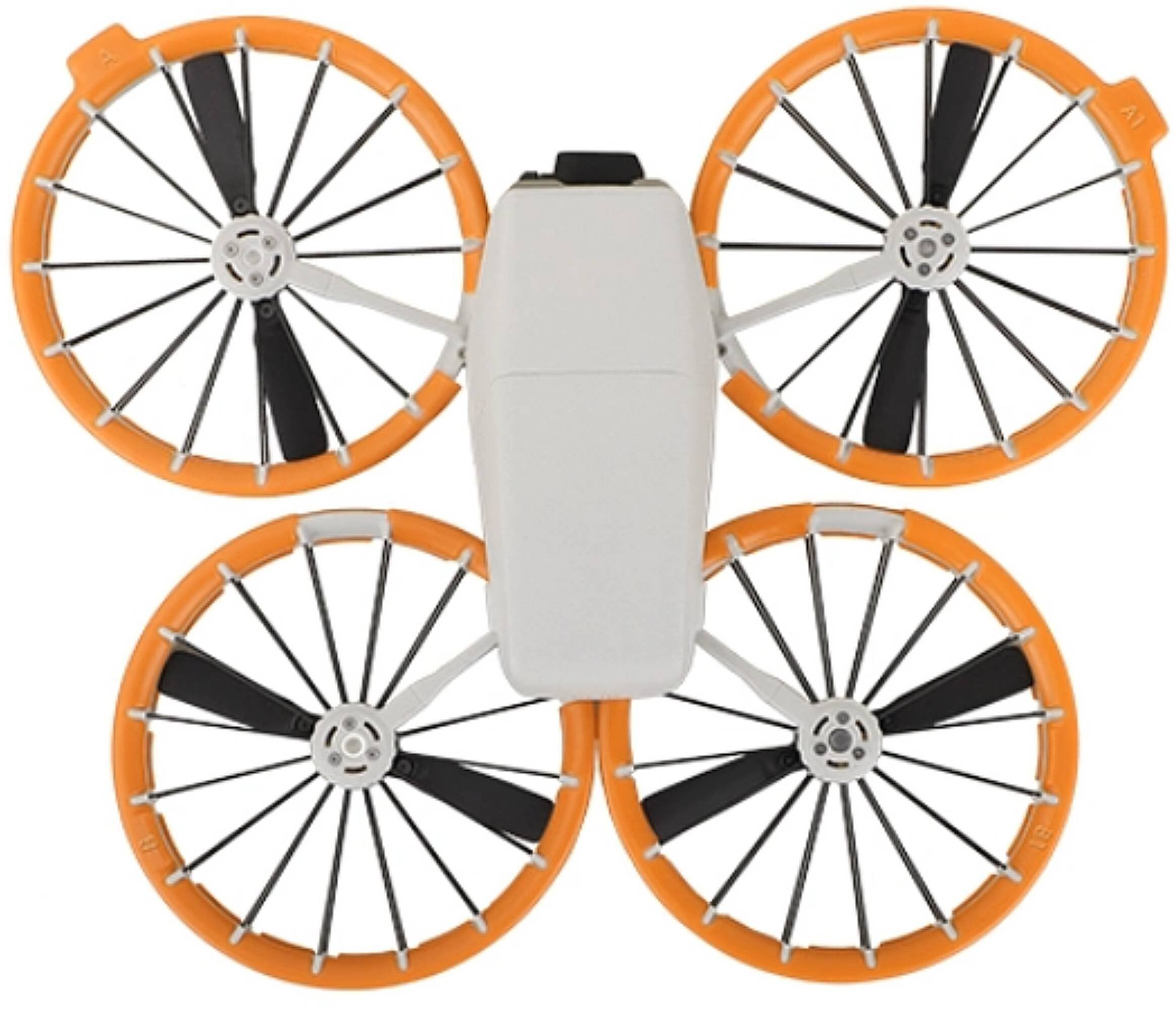 OSŁONA OCHRONNA ZABEZPIECZENIE ŚMIGIEŁ ANTYKOLIZYJNE SUNNYLIFE DO DJI FLIP - POMARAŃCZOWE