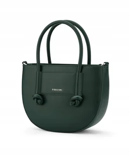 Torebka Damska Mała Crossbody z Uchwytami PUCCINI Zielona BK2241224M-5D - Torebki damskie - miniaturka - grafika 1