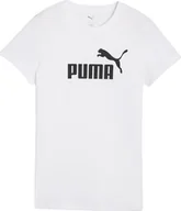 Koszulki i topy damskie - Koszulka damska Puma ESS No.1 Logo Tee biała 682370 02 M - miniaturka - grafika 1