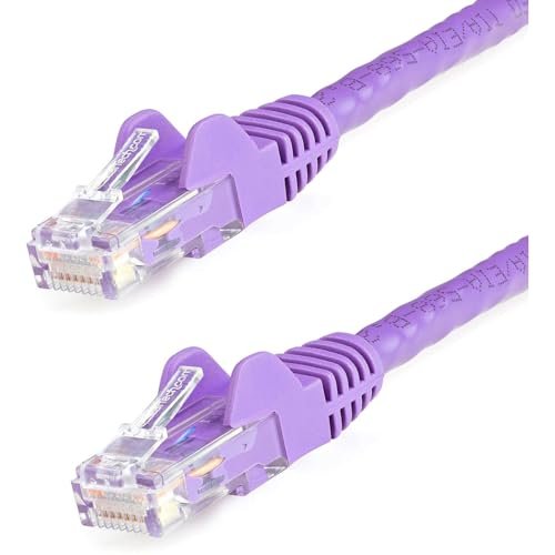 Startech. com Cat6 kabel Ethernet, Cat6, 650 MHz, 100 W, PoE, RJ45, UTP, kabel sieciowy/krosowy, Snagless, z odciążeniem, certyfikat UL/TIA (N6PATCH35OR) pomarańczowy