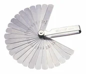 Suwmiarki i mikrometry - sata szczelinomierz listkowy 32 płytki proste - miniaturka - grafika 1