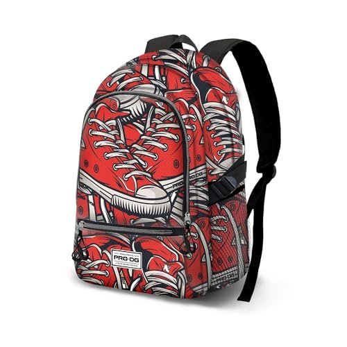 PRODG Sneak -Plecak Fight FAN 2.2, Czerwony, 31 x 44 cm, Pojemność 24 L