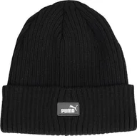 Czapki damskie - Puma Czapka Puma Classic Cuff Beanie czarna 024826 01 Senior - miniaturka - grafika 1