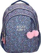 Plecaki - Plecak Vadobag Milky Kiss Floral Fame z pięknym kwiatowym nadrukiem Niebieski Jeden Rozmiar - miniaturka - grafika 1