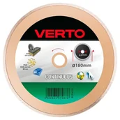 Tarcze do pił - Verto Tarcza do cięcia 61H2P8 180 x 22.2 diamentowa pełna - miniaturka - grafika 1
