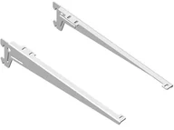 Zawiasy, okucia i inne akcesoria - Wspornik półki wiszącej 55kg regał ścienny Element System Angle 33cm biały - miniaturka - grafika 1