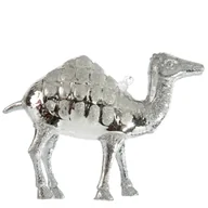 Bombki - Bombka choinkowa EUROFIRANY Camel, srebrna, 13 cm - miniaturka - grafika 1