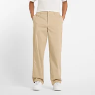 Spodnie męskie - Spodnie męskie New Balance MP43560SOT  beżowe - miniaturka - grafika 1