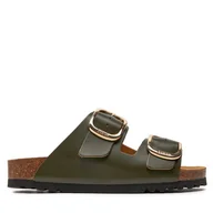 Klapki i japonki damskie - Klapki Scholl Noelle F30065 Khaki - miniaturka - grafika 1