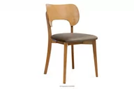 Krzesła - Krzesło loft dąb beżowe LYCO Konsimo - miniaturka - grafika 1