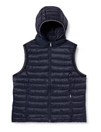 Kamizelki damskie - Tommy Hilfiger Damska kamizelka CRV LW wyściełana globalna w paski, pustynne niebo, 46, Pustynne niebo, 72 - miniaturka - grafika 1
