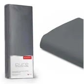 Prześcieradła - Prześcieradło 140 x 200 Satynowe z gumką Pure 03 - miniaturka - grafika 1