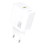 Ładowarki do telefonów - Ładowarka sieciowa Dudao A27 25W GaN USB-C - biała - miniaturka - grafika 1