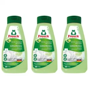 Frosch Limonkowy żel do mycia naczyń w zmywarkach zestaw 3 x 650 ml - Środki do zmywarek - miniaturka - grafika 1