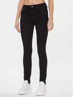 Spodnie damskie - Pepe Jeans Jeansy PL204584XG6 Czarny Skinny Fit - miniaturka - grafika 1