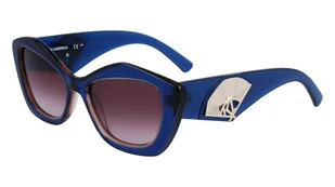 Okulary KARL LAGERFELD KL6127S521842. Okulary przeciwsłoneczne, Kolor niebieski. Kobieta. - Karl Lagerfeld - Okulary przeciwsłoneczne - miniaturka - grafika 1