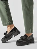 Półbuty damskie - Aldo Loafersy Theatric 13673307 Czarny - miniaturka - grafika 1