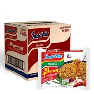 Szybkie dania obiadowe - Karton zupek IndoMie Mi Goreng smażony makaron 80g - miniaturka - grafika 1