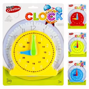 Zegar edukacyjny Mega Creative - Zabawki interaktywne dla dzieci - miniaturka - grafika 1