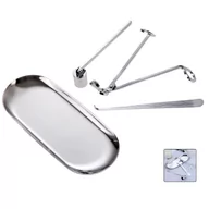 Świece - Zagaszasz do świec Nożyczki do knotów trymer taca - miniaturka - grafika 1