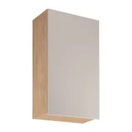 Szafki kuchenne - Szafka kuchenna wisząca Acari 60 cm kolor beżowy/dąb - miniaturka - grafika 1