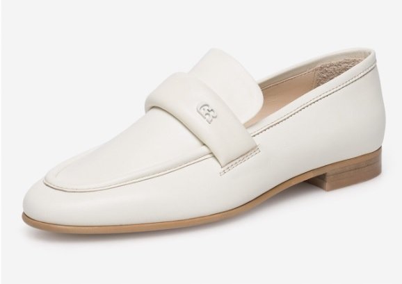 Gino Rossi Lordsy skórzane damskie półbuty beżowe rozmiar 40