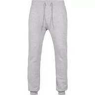 Spodenki męskie - Urban Classics Męskie spodnie do biegania z bawełny ekologicznej Organic Basic, spodnie sportowe dla mężczyzn, w wielu kolorach, rozmiary S - 5XL, szary, 4XL - miniaturka - grafika 1