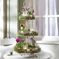 Konsole i sekretarzyki - Etażerka Julye - miniaturka - grafika 1