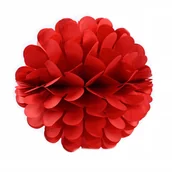Balony i akcesoria - ROZETA PAPIEROWA POMPON 25CM BIBUŁA RÓŻNE KOLORY - miniaturka - grafika 1
