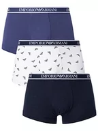 Kąpielówki męskie - Emporio Armani Trunks Męskie, Marin/Pr.white/Denim, L - miniaturka - grafika 1