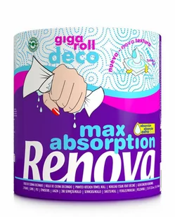 Ręcznik Kuchenny Renova Gigaroll Deco - Ręczniki papierowe - miniaturka - grafika 1