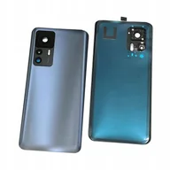Pozostałe akcesoria do telefonów - do XIAOMI 12T 5G / 12T PRO KLAPKA BATERII POKRYWA TYŁ + SZYBKA KAMERY BLACK - miniaturka - grafika 1