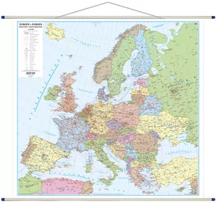 Europa mapa ścienna polityczna 1:2 250 000 EkoGraf - Atlasy i mapy - miniaturka - grafika 1
