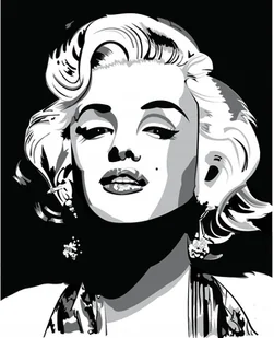 PODKŁADKA POD MYSZ Z Nadrukiem 22x18cm Marilyn Monroe Glamour Tekst Prezent - Podkładki pod mysz - miniaturka - grafika 1