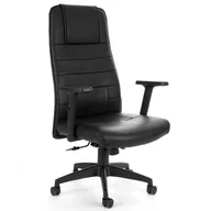 Fotele i krzesła biurowe - Fotel biurowy obrotowy regulowany Adelo di volio czarny - miniaturka - grafika 1