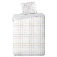 Pościel - Pościel 160 x 200 cm bawełniana Krata biało-kolorowa - miniaturka - grafika 1