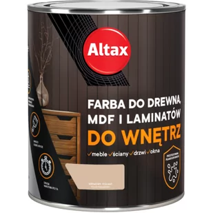 Farba do drewna, mdf, laminat 750 ml kremowy ALTAX - Farby i impregnaty do drewna - miniaturka - grafika 1