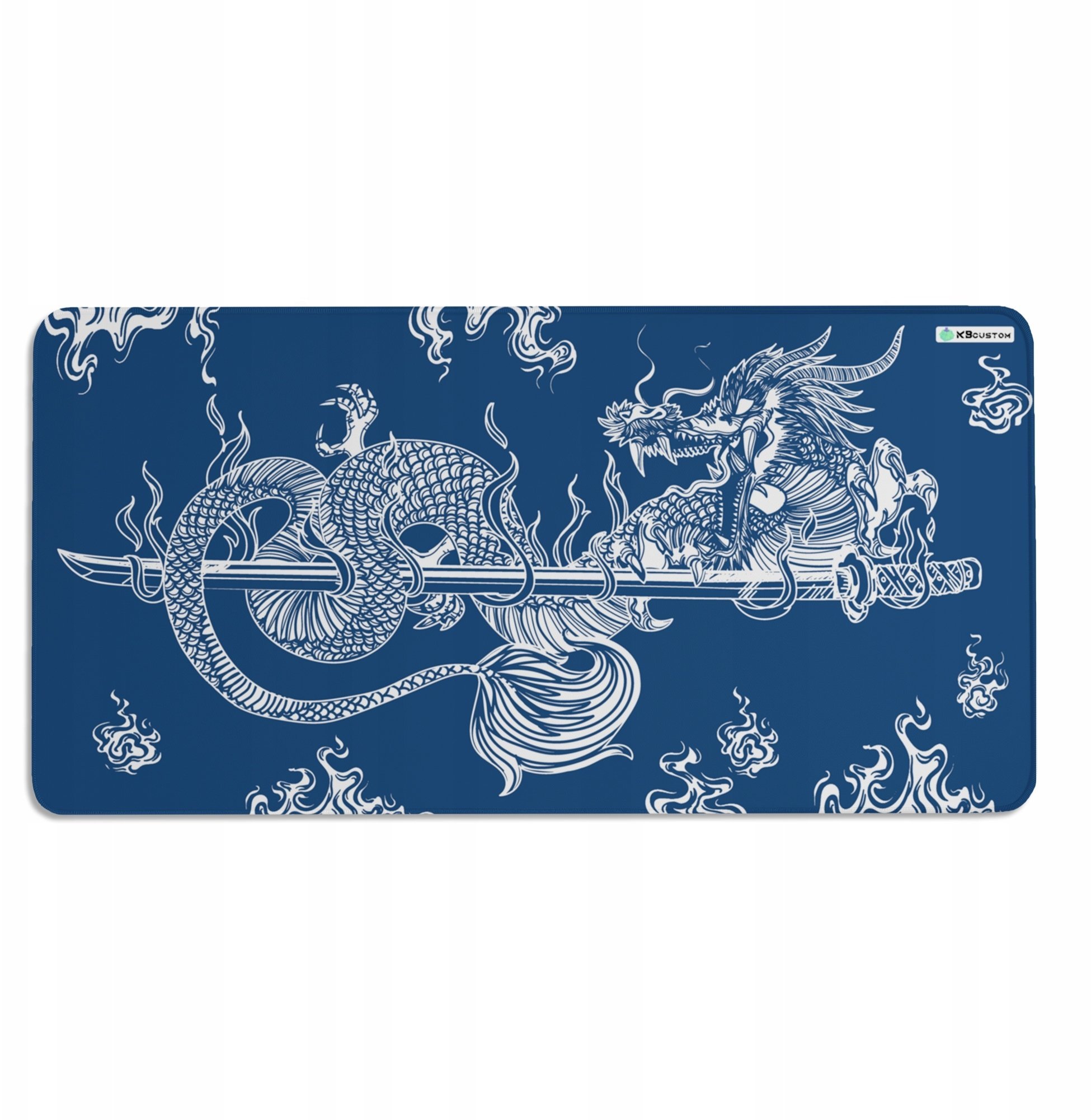 Podkładka KBcustom DUŻA PODKŁADKA MATA POD MYSZKĘ MYSZ 100x50 XXXL KBcustom Biurko Dragon 17