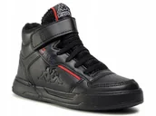 Buty dla dziewczynek - BUTY dziecięce KAPPA MANGAN czarne 260827K-1120 futerko 33 - miniaturka - grafika 1