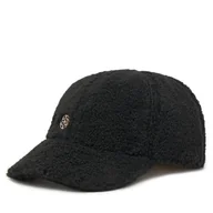 Czapki damskie - Czapka z daszkiem Guess AW5439 POL01 Czarny - miniaturka - grafika 1