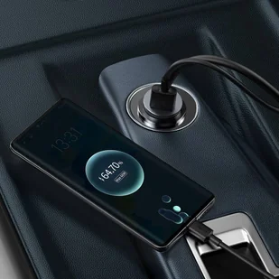 Baseus Share Together ładowarka samochodowa 3x USB / USB Typ C 120W PPS Quick Charge Power Delivery szary (CCBT-B0G) - Ładowarki samochodowe - miniaturka - grafika 10