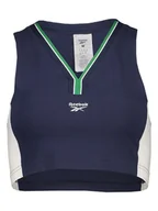 Koszulki i topy damskie - Reebok Top w kolorze granatowym - miniaturka - grafika 1