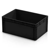 Pozostałe wyposażenie warsztatu - Pojemnik EURO ESD (antystatyczny) 60x40x27 cm - miniaturka - grafika 1