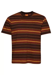 Koszule męskie - Superdry Koszula męska w paski, Brown Chicory Coffee Stripe, XL - grafika 1
