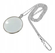 Wisiorki - NASZYJNIK, WISIOREK PRZYWIESZKA - LUPA DLA SENIORA, MONOKL, POWIĘKSZENIE x5 - miniaturka - grafika 1