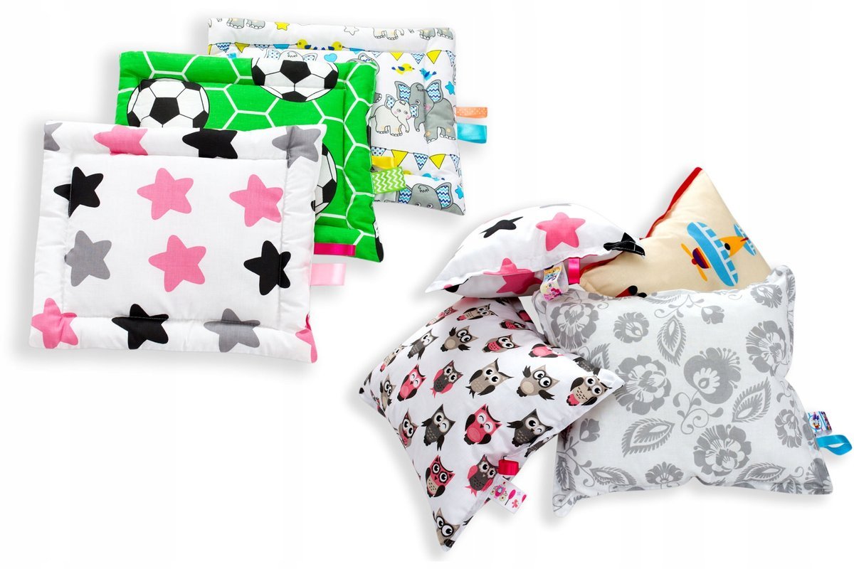 Poduszka do wózka i kołyski 30x35 dużo wzorów