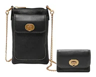 Torebki damskie - Fossil Womens Harper torba na ramię, czarna, 10,8 x 2,5 x 17,1 cm (dł. x szer. x wys.), czarny, 10.8 cm L x 2.5 cm W x 17.1 cm H - miniaturka - grafika 1